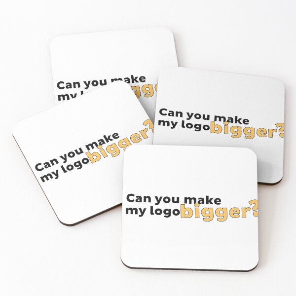 Item preview, Can you make my logo bigger? designed and sold by UX/UI Shop.