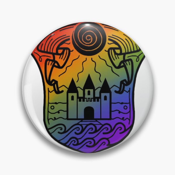 Item preview, Rainbow Pride Flag Roman Sanders Emblem designed and sold by jay-girl.