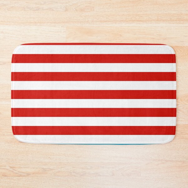 Item preview, Red and white stripe, Wheres Waldo theme pattern designed and sold by DOGGY SEASON.