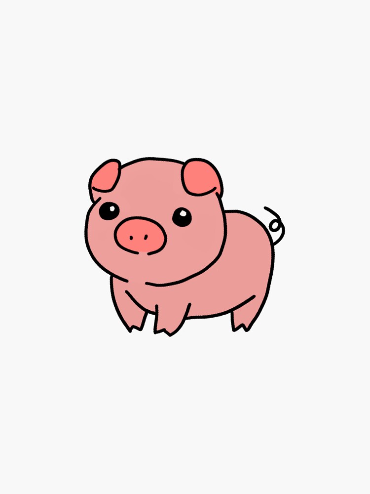 Cute Baby Pig Animal · Creative Fabrica