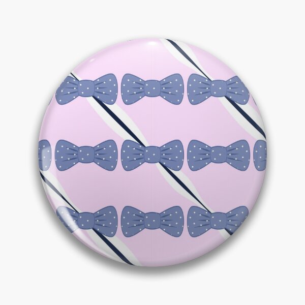 Item preview, Pink and Chambray Striped Bowties  designed and sold by murphydesigns.
