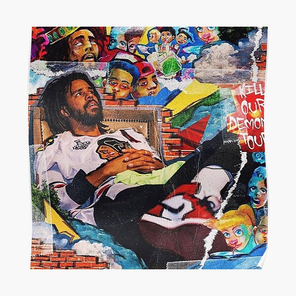 Hip Hop Collage Posters Redbubble
