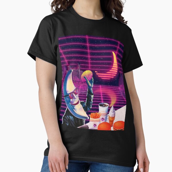Item preview, Moonday Night 80s Retro Aesthetic Vaporwave  designed and sold by Ratch2929.