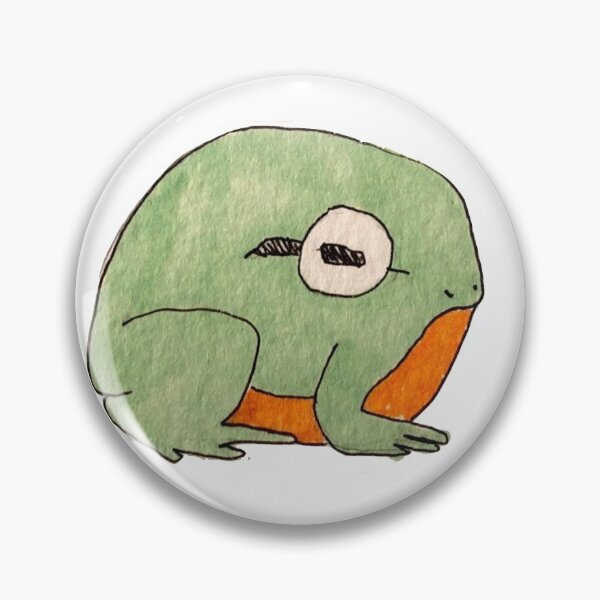 Item preview, Round Frog designed and sold by MissFiatLux.