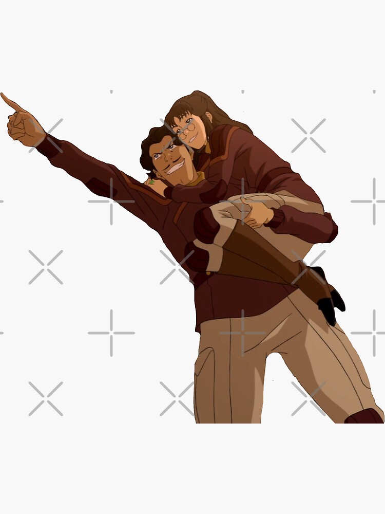 Varrick And Zhu Li Sticker For Sale By Amandajake Redbubble   Bg,f8f8f8 Flat,750x,075,f Pad,750x1000,f8f8f8 