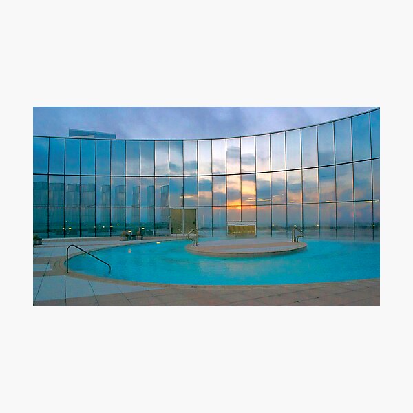 Sunrise at the Pool Photographic Print