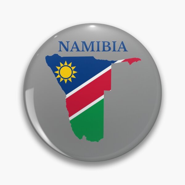 Item preview, Namibia Flag Map designed and sold by marosharaf.