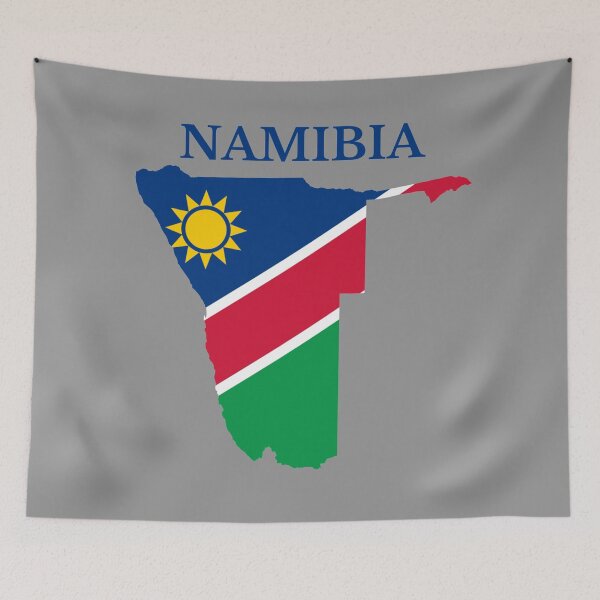 Item preview, Namibia Flag Map designed and sold by marosharaf.