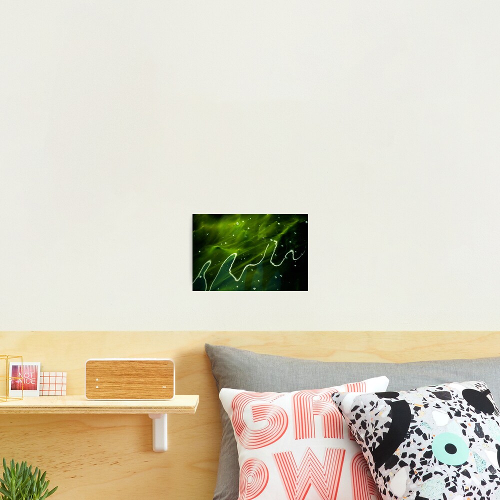 Green Algae and Water Photographic Print