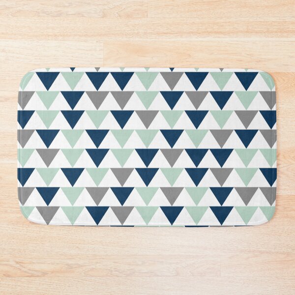 Item preview, Arrows in Navy Blue, Celadon, Classic Gray, and White - Geometric Pattern designed and sold by kierkegaard.