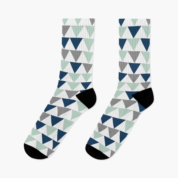 Item preview, Arrows in Navy Blue, Celadon, Classic Gray, and White - Geometric Pattern designed and sold by kierkegaard.
