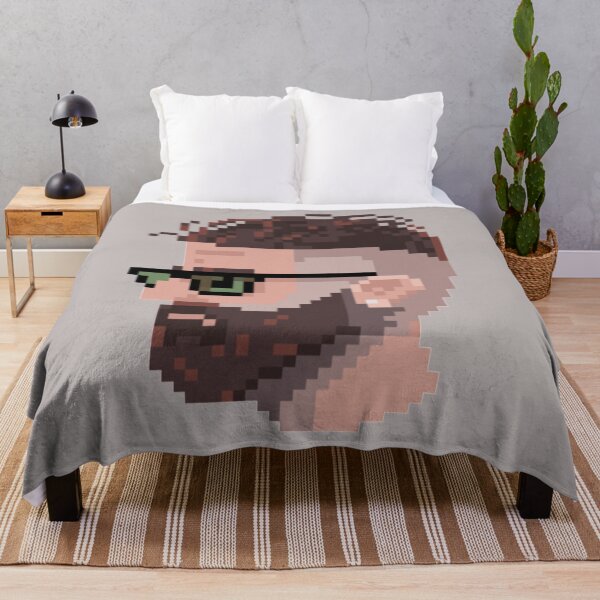 Item preview, Pixel Cool Undercut Beard Guy designed and sold by HopeDetour.