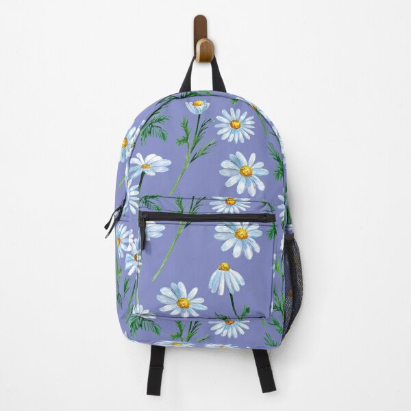 Item preview, Wild chamomile flowers on ablue background. designed and sold by Colibri77.