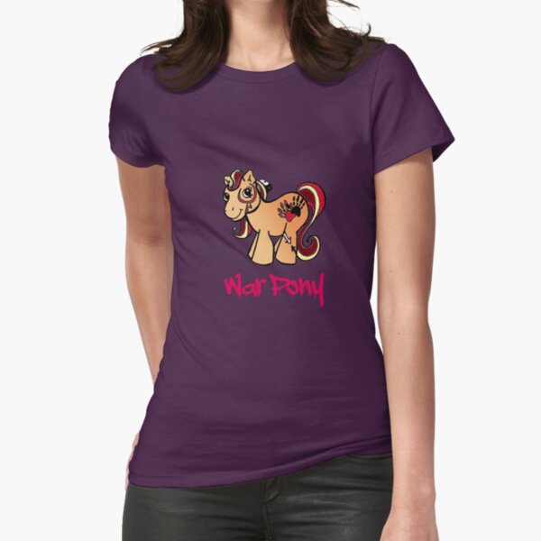war pony Fitted T-Shirt