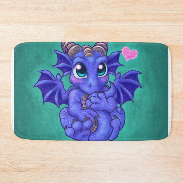 Item preview, Cute Baby Blue Dragon designed and sold by HollyRoseBriar.