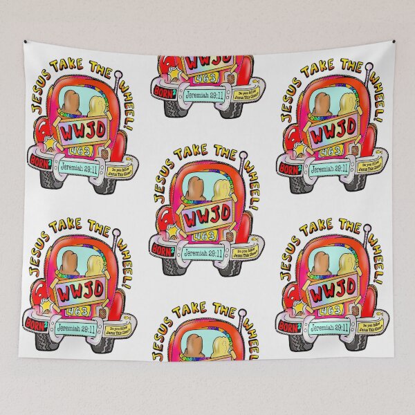 Item preview, "Jesus Take the Wheel" - Jeremiah 29:11 designed and sold by CreativeBible.