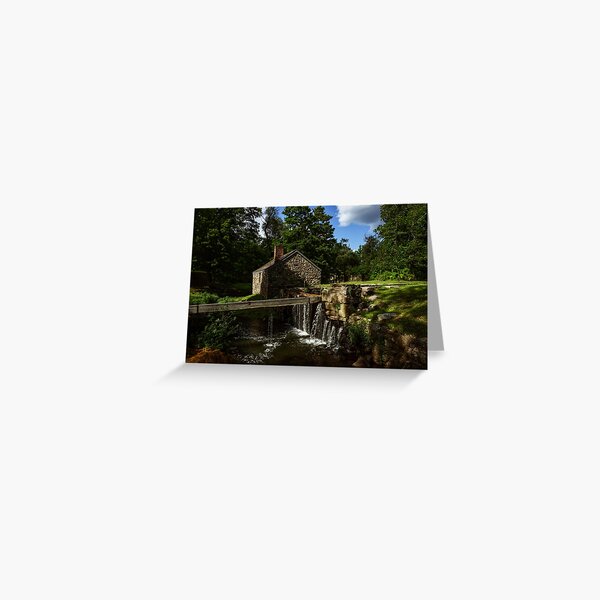 Canal house at Waterloo Village Greeting Card