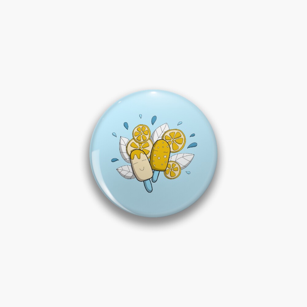 Badge « Fraicheur de l'été - Glace doodle»