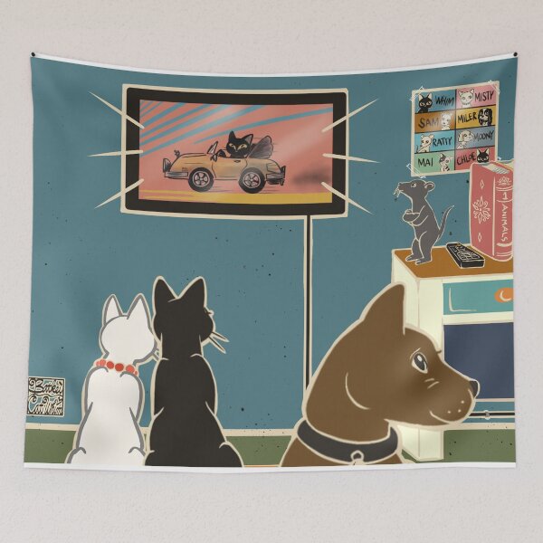 Item preview, TV time designed and sold by BATKEI ART.