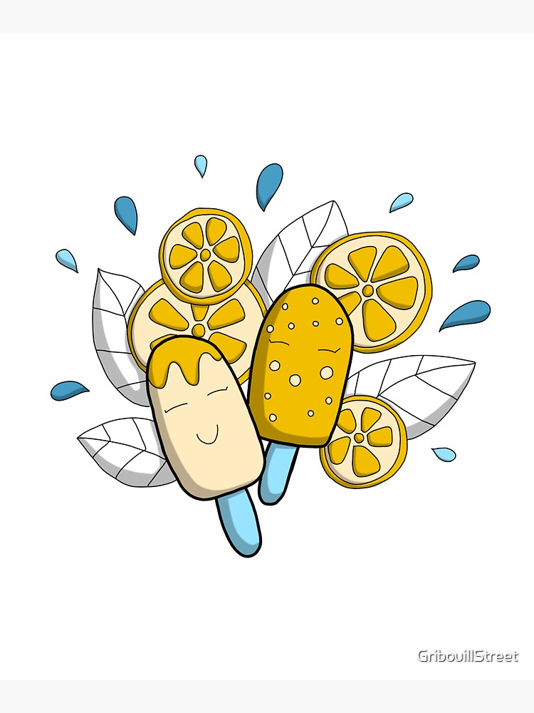 « Fraicheur de l'été - Glace doodle » par GribouillStreet