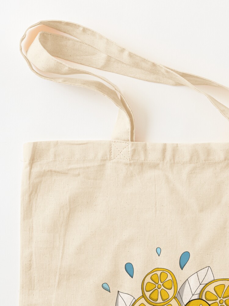 Tote bag ''Fraicheur de l'été - Glace doodle' : autre vue