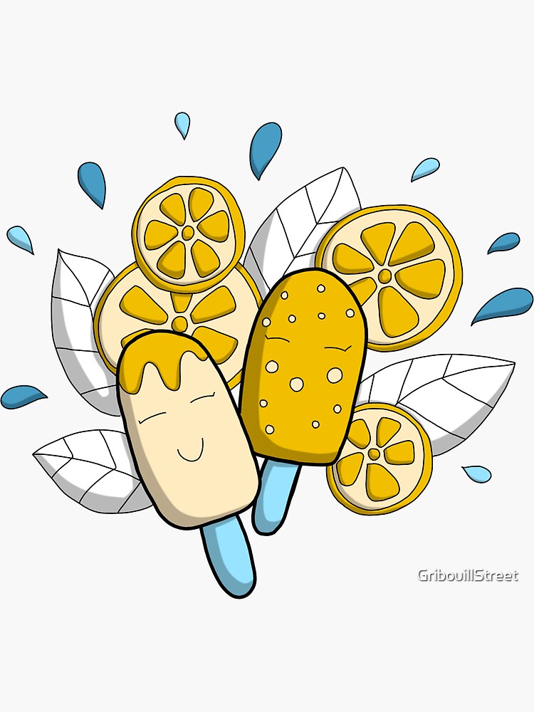 « Fraicheur de l'été - Glace doodle » par GribouillStreet