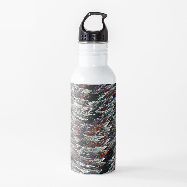 Tulip Field abstract bywhacky Water Bottle