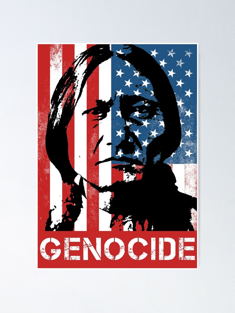 "GENOCIDE" Poster For Sale By Yago | Redbubble