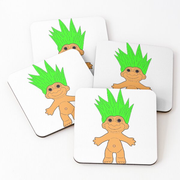 Item preview, troll doll green designed and sold by MDLAD.