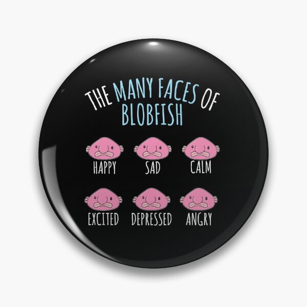 Item preview, The Many Faces Of Blobfish designed and sold by modernmerch.