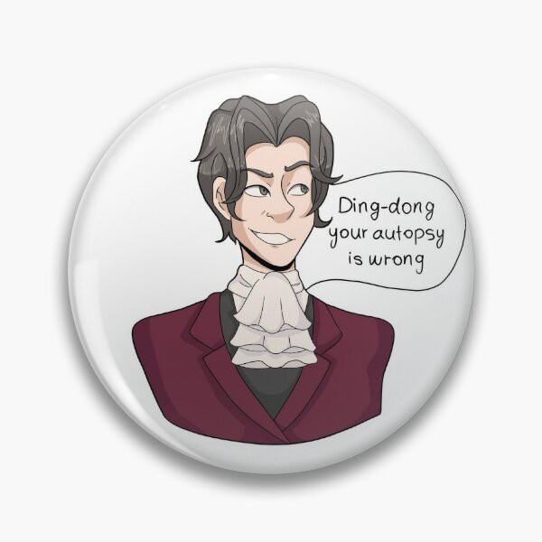 Miles Edgeworth Pins And Buttons Redbubble