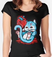 Cat Got Your Heart? Women's Fitted Scoop T-Shirt