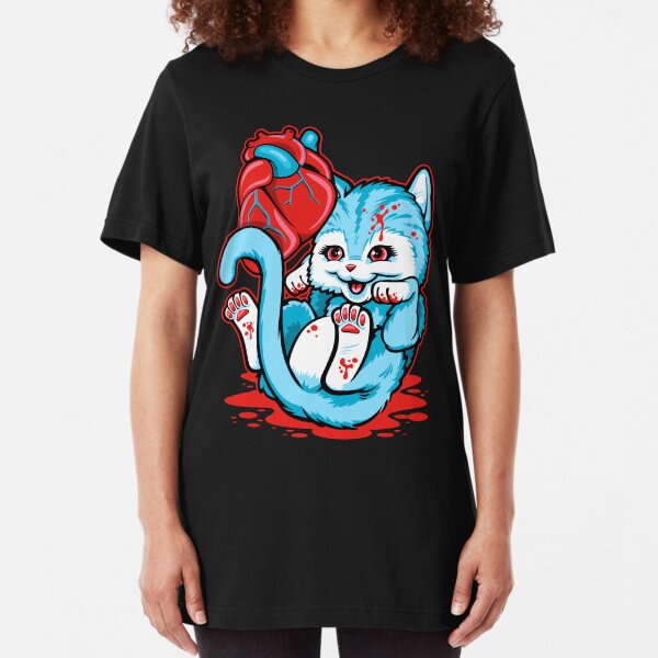Cat Got Your Heart? Slim Fit T-Shirt