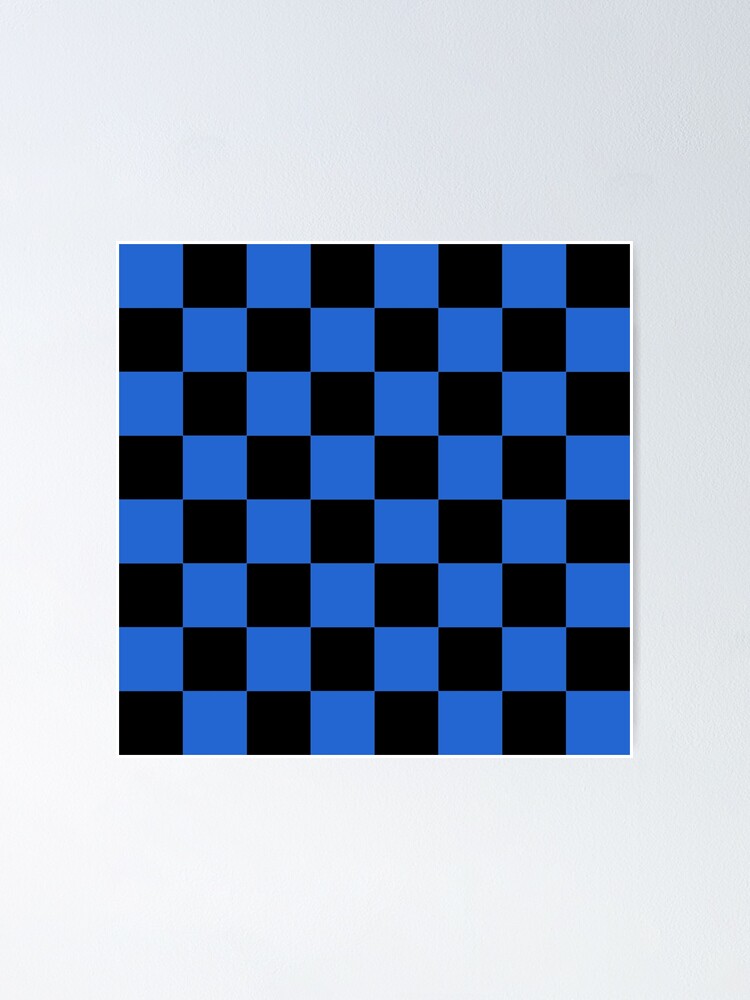 light blue checkerboard