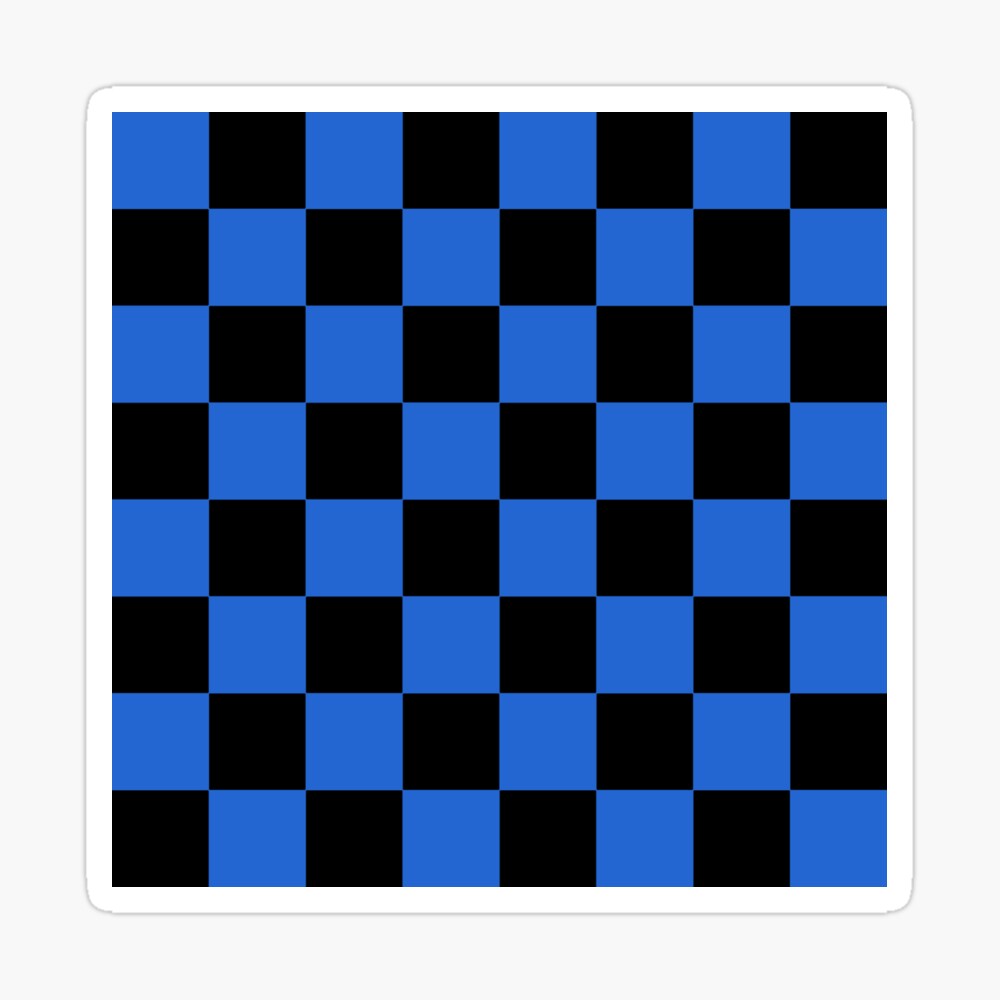 light blue checkerboard