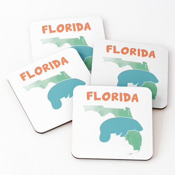 Item preview, Florida Sunshine State Manatee designed and sold by RocketPunchSC.