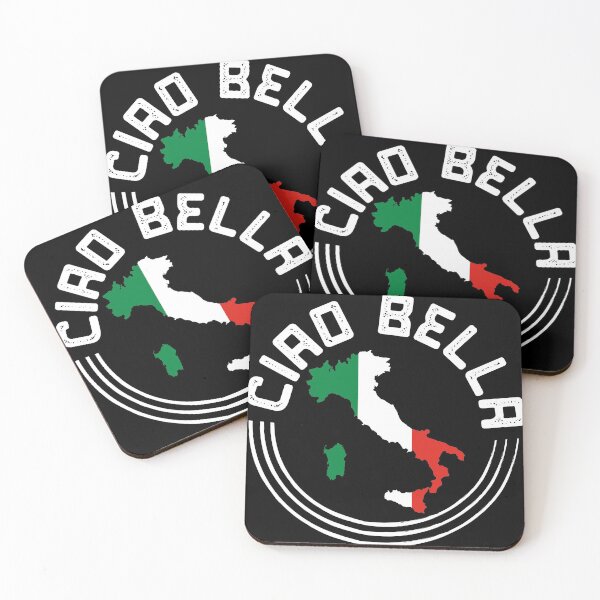 Item preview, Ciao Bella Italy Flag print, Italian Tee graphic designed and sold by Lisbob.