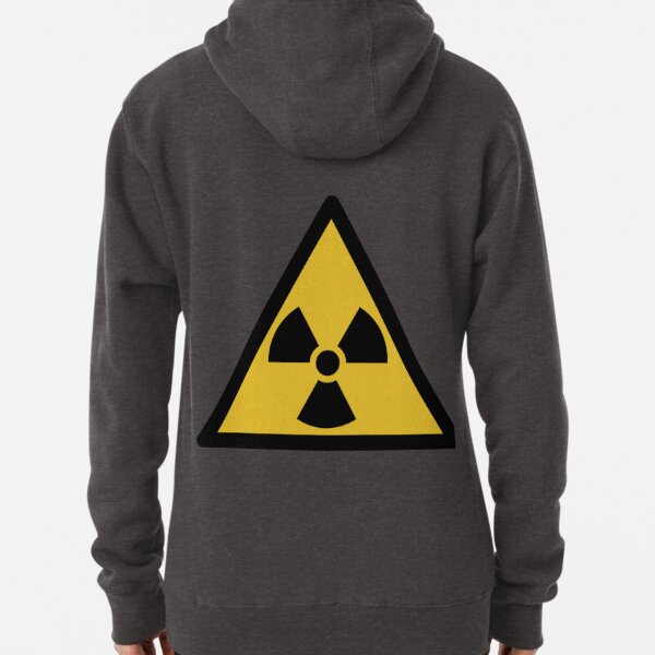 International symbol for types and levels of radiation that are unsafe for unshielded humans Pullover Hoodie