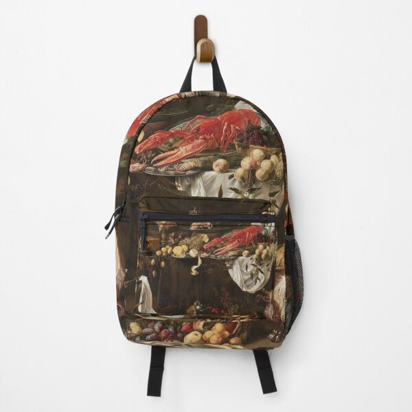 Item preview, Still life with food, opulent meal, lobster and fruit, Adriaen van Utrecht designed and sold by Mauswohn.