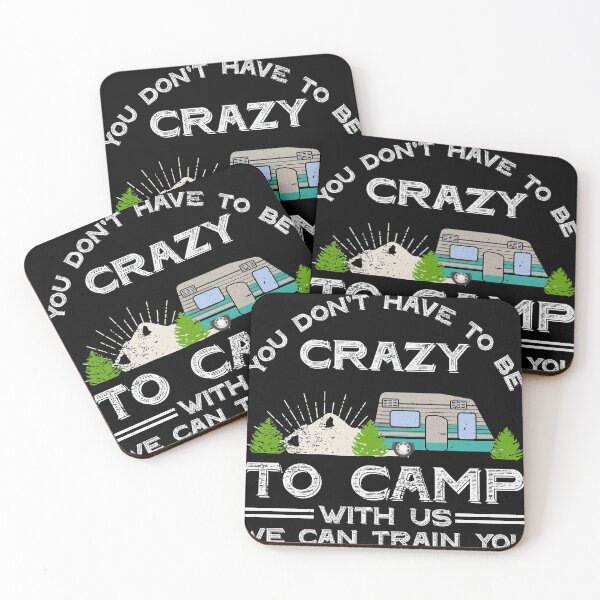 Item preview, Funny Camping Lover Crazy Camping Joke Gift Design Idea des design designed and sold by Lisbob.
