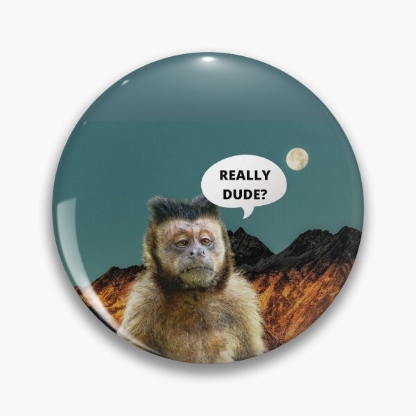 Item preview, Bored Thinking Monkey designed and sold by SolSel ⭐⭐⭐⭐⭐.