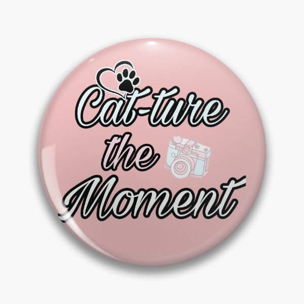 Item preview, Cat-ture the moment cat pun designed and sold by GoodyLeo.