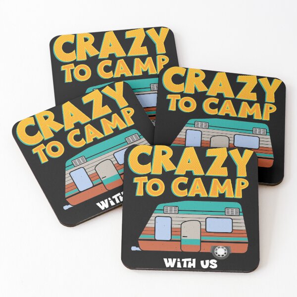 Item preview, Funny Camping Lover Crazy Camping Joke Gift Design Idea des print designed and sold by Lisbob.