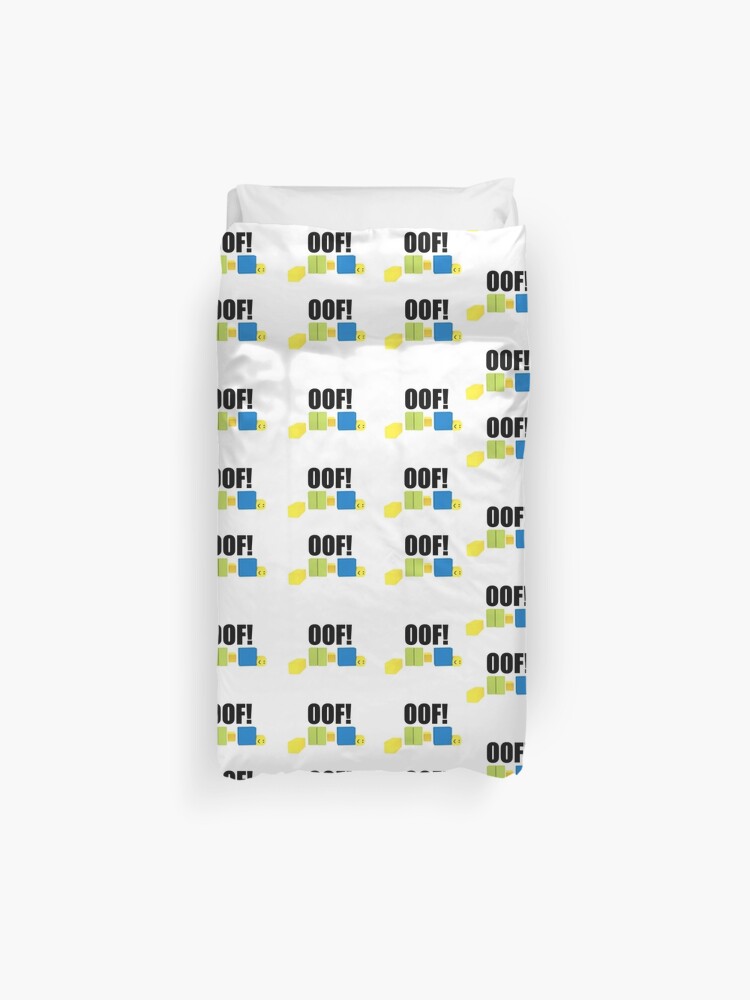 Roblox Oof Noob Meme Sticker Pack Duvet Cover By Smoothnoob