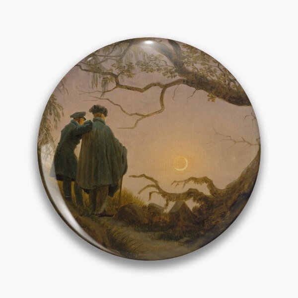 Item preview, Two Men Contemplating the Moon - Caspar David Friedrich designed and sold by themasters.