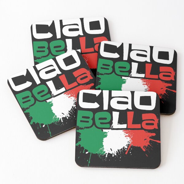 Item preview, Ciao Bella Italy Flag product, Italian Tee print designed and sold by Lisbob.