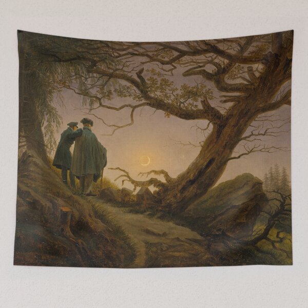 Item preview, Two Men Contemplating the Moon - Caspar David Friedrich designed and sold by themasters.