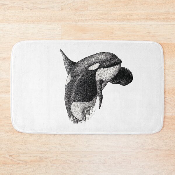 Item preview, Killer Whale Pointillism designed and sold by ArtyOrca.