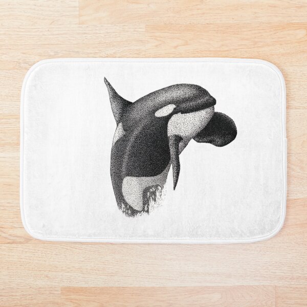 Item preview, Killer Whale Pointillism designed and sold by ArtyOrca.