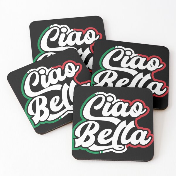 Item preview, Ciao Bella Italy Flag print, Italian Tee graphic designed and sold by Lisbob.